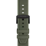 Tissot T Race Chronograph Black Dial Green Rubber Strap Watch for Men - T141.417.37.061.02