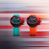 Tissot T Race Chronograph Black Dial Orange Rubber Strap Watch for Men - T141.417.37.051.02