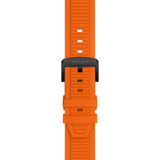 Tissot T Race Chronograph Black Dial Orange Rubber Strap Watch for Men - T141.417.37.051.02