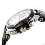 Tissot T Race Chronograph White Dial Black Rubber Strap Watch for Men - T048.417.27.037.00