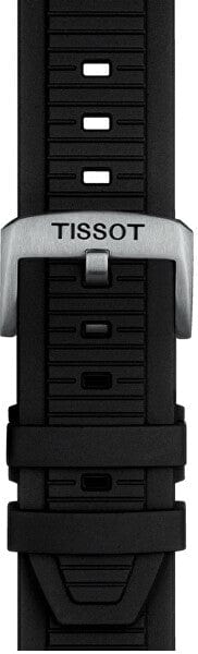 Tissot T Race Chronograph White Dial Black Rubber Strap Watch For Men - T141.417.17.011.00