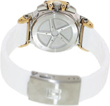 Tissot T Race Chronograph White Dial White Rubber Strap Watch for Women - T048.217.27.017.00