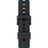 Tissot T Race Cycling Chronograph Black Dial Two Tone Rubber Strap Watch For Men - T111.417.37.441.05
