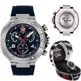 Tissot T Race Moto GP Limited Edition Chronograph Blue Dial Blue Rubber Strap Watch for Men - T141.417.17.047.00