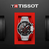 Tissot T Race Marc Marquez Limited Edition Black Dial Silver Steel Strap Watch for Men - T141.417.11.051.00