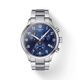 Tissot T Sport Chrono XL Classic Blue Dial Silver Steel Strap Watch For Men - T116.617.11.047.01