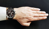 Tissot T Sport Chrono XL Classic Brown Dial Brown Leather Strap Watch For Men - T116.617.16.297.00