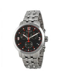 Tissot PRC 200 Asian Games Special Edition Black Dial Silver Steel Strap Watch For Men - T055.417.11.057.01