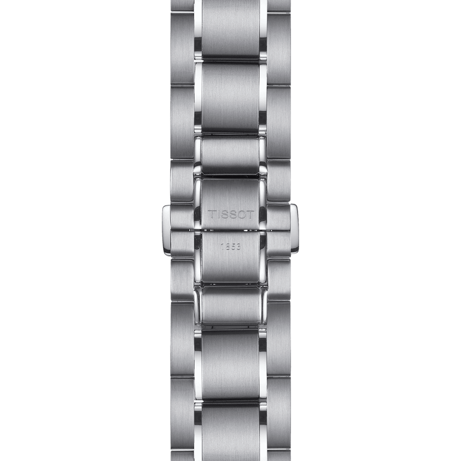 Tissot T Sport PRS 516 Chronograph White Dial Silver Steel Strap Watch For Men - T100.417.11.031.00