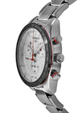 Tissot T Sport PRS 516 Chronograph White Dial Silver Steel Strap Watch For Men - T100.417.11.031.00