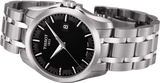 Tissot T Trend Couturier Chronograph Black Dial Silver Steel Strap Watch For Men - T035.410.11.051.00