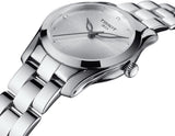 Tissot T Wave Silver Dial Silver Steel Strap Watch For Women - T112.210.11.031.00