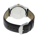 Tissot T Classic Dream Black Dial Black Leather Strap Watch for Men - T033.410.26.053.01