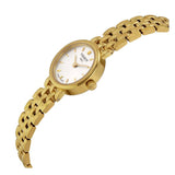 Tissot T Lady Lovely Silver Dial Gold Steel Strap Watch For Women - T058.009.33.031.00