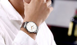 Tissot T Classic Tradition White Dial Two Tone Mesh Bracelet Watch For Men - T063.610.22.037.01