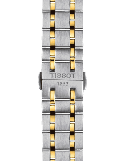 Tissot Chemin Des Tourelles Powermatic 80 Cosc Silver Dial Two Tone Steel Strap Watch For Men - T099.408.22.038.00