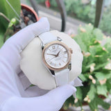 Tissot T108.208.26.117.00 Ladies' Watch with White Leather Strap
