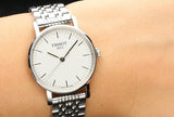 Tissot Everytime Small White Dial Silver Mesh Bracelet Watch For Women - T109.210.11.031.00