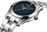 Tissot T Wave Donna Blue Dial Silver Steel Strap Watch For Women - T112.210.11.041.00