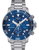 Tissot Seastar 1000 Chronograph Blue Dial Silver Steel Strap Watch For Men - T120.417.11.041.00