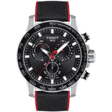 Tissot Supersport Vuelta Special Edition Chrono Black Dial Black Nylon Strap Watch for Men - T125.617.17.051.01