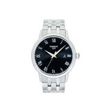 Tissot Classic Dream Black Dial Silver Steel Strap Watch For Men - T129.410.11.053.00