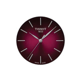 Tissot Everytime Lady Burgundy Dial Burgundy Leather Strap Watch for Women - T143.210.17.331.00