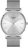 Tissot Everytime Gent Silver Dial Silver Mesh Bracelet Watch for Men - T143.410.11.011.00