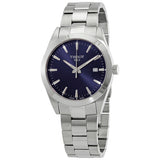 Tissot Gentleman Quartz Blue Dial Silver Steel Strap Watch For Men - T127.410.11.041.00