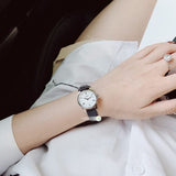 Tissot Tradition 5.5 Lady Silver Dial Brown Leather Strap Watch for Women - T063.009.16.018.00