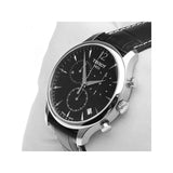 Tissot T Classic Tradition Black Dial Black Leather Strap Watch For Men - T063.617.16.057.00