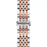 Tissot Tradition Powermatic 80 Open Heart Silver Dial Two Tone Steel Strap Watch For Men - T063.907.22.038.01