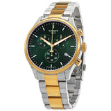 Tissot T Sport Chrono XL Classic Green Dial Two Tone Steel Strap Watch for Men - T116.617.22.091.00