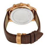 Tissot T Classic Tradition Chronograph White Dial Brown Leather Strap Watch For Men - T063.617.36.037.00