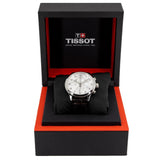 Tissot Chrono XL Silver Dial Brown Leather Strap Watch For Men - T116.617.16.037.00