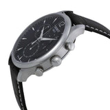 Tissot Chrono XL Classic Black Dial Black Leather Strap Watch For Men - T116.617.16.057.00