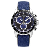 Tissot Supersport Chrono Black Dial Blue Nylon Strap Watch for Men - T125.617.17.051.03