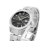 Tissot Gentleman Powermatic 80 Silicium Black Dial Silver Steel Strap Watch For Men - T127.407.11.061.01