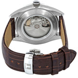 Tissot Gentleman Powermatic 80 Silicium Silver Dial Brown Leather Strap Watch For Men - T127.407.16.031.01