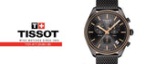 Tissot T Classic PR 100 Black Anthracite Dial Black Mesh Bracelet Watch For Men - T101.417.23.061.00