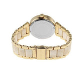 Michael Kors Parker Analog Gold Dial Gold Steel Strap Watch For Women - MK6833