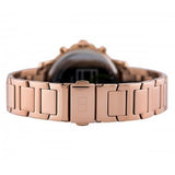 Tommy Hilfiger Claudia Black Dial Rose Gold Steel Strap Watch for Women - 1781820