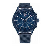 Tommy Hilfiger Gavin Chronograph Blue Dial Blue Mesh Bracelet Watch for Men - 1791471