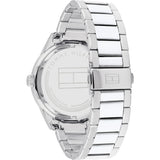 Tommy Hilfiger Austin Black Dial Silver Steel Strap Watch for Men - 1791639