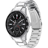 Tommy Hilfiger Austin Black Dial Silver Steel Strap Watch for Men - 1791639