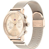 Tommy Hilfiger Blake Quartz Gold Dial Gold Mesh Bracelet Watch for Women - 1782303