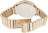 Tommy Hilfiger Brooke Silver Dial Rose Gold Steel Strap Watch for Women - 1782021