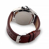 Tommy Hilfiger Bruce Analog Blue Dial Brown Leather Strap Watch for Men - 1791278