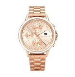 Tommy Hilfiger Carly Rose Gold Dial Rose Gold Steel Strap Watch for Women - 1781788