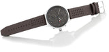 Tommy Hilfiger Chase Quartz Brown Dial Brown Leather Strap Watch for Men - 1791579